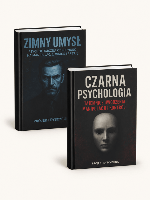 ZESTAW KSIĄŻEK PAPIEROWYCH: ZIMNY UMYSŁ + CZARNA PSYCHOLOGIA
