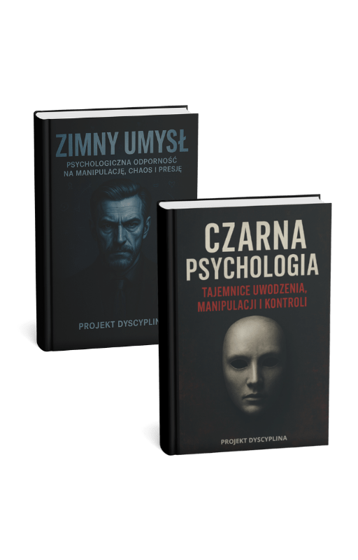 ZESTAW KSIĄŻEK PAPIEROWYCH: ZIMNY UMYSŁ + CZARNA PSYCHOLOGIA - Projekt Dyscyplina